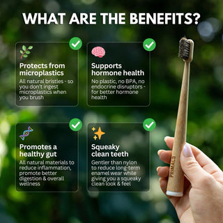Horse Bristle & Bamboo Toothbrush