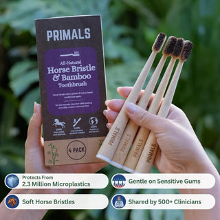 Horse Bristle & Bamboo Toothbrush